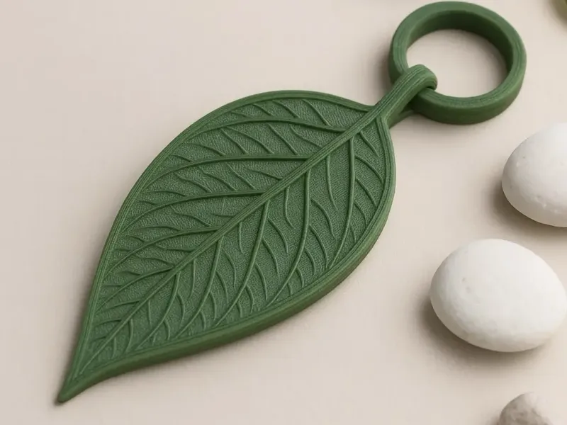 Leaf Keychain