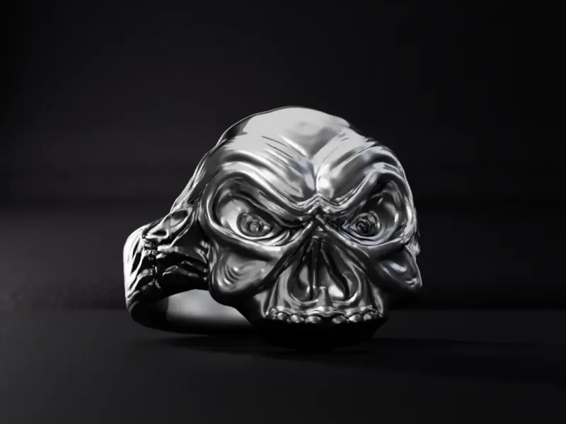 Anillo calavera