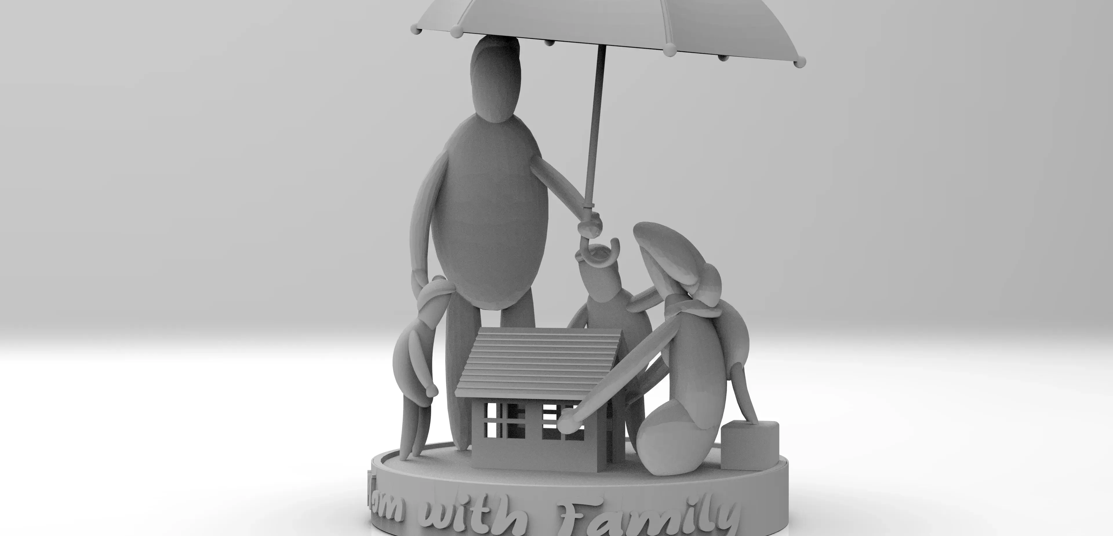 "Mom with Family"
