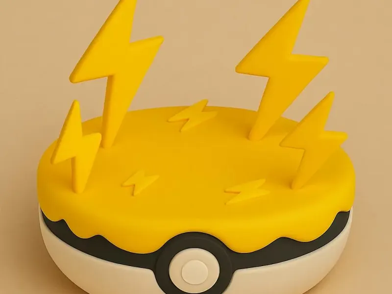 Pokemon Elektrische Basis/voetstuk voor Chibi Pokemon-modellen