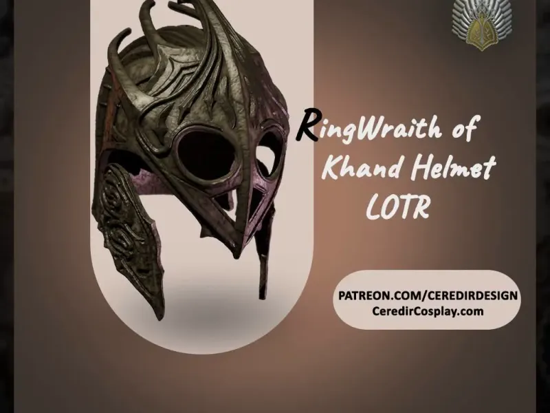 Nazgul Helmet of Khand lord of the rings 3D DIGITAL DOWNLOAD