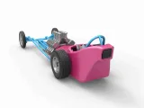 Front engine old school dragster with shell V5 Scale 1:25-7