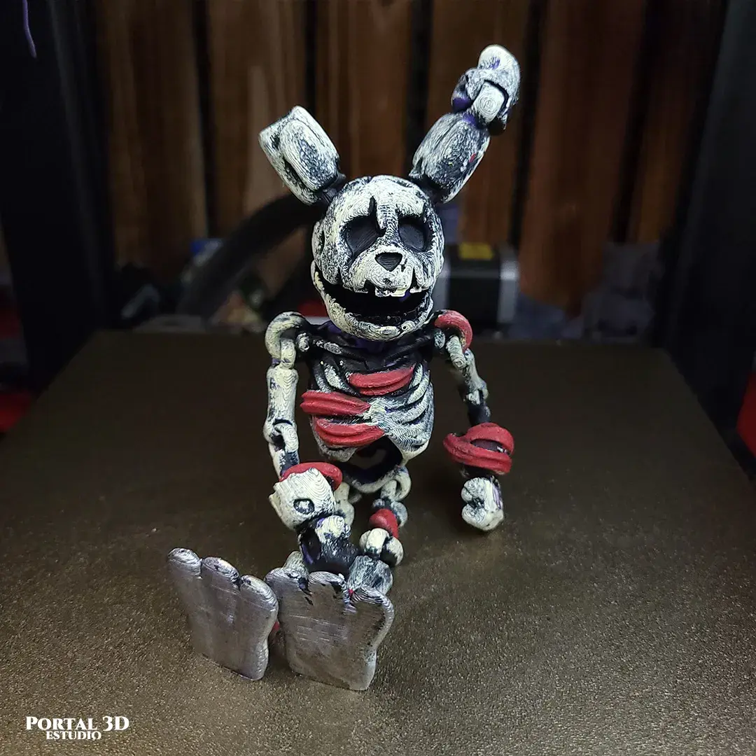 springtrap skeleton / PRINT-IN-PLACE WITHOUT SUPPORT