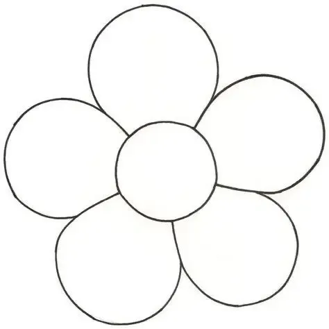 Floare 5 rotund