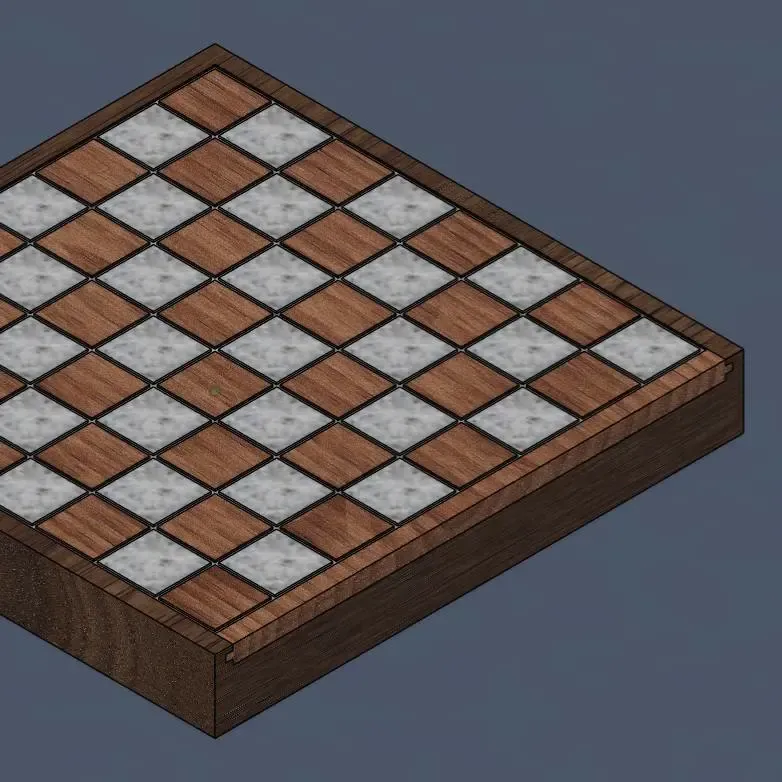 Game Board, Chess & Draughts