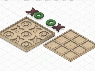 Tic Tac Toe Board With Lid