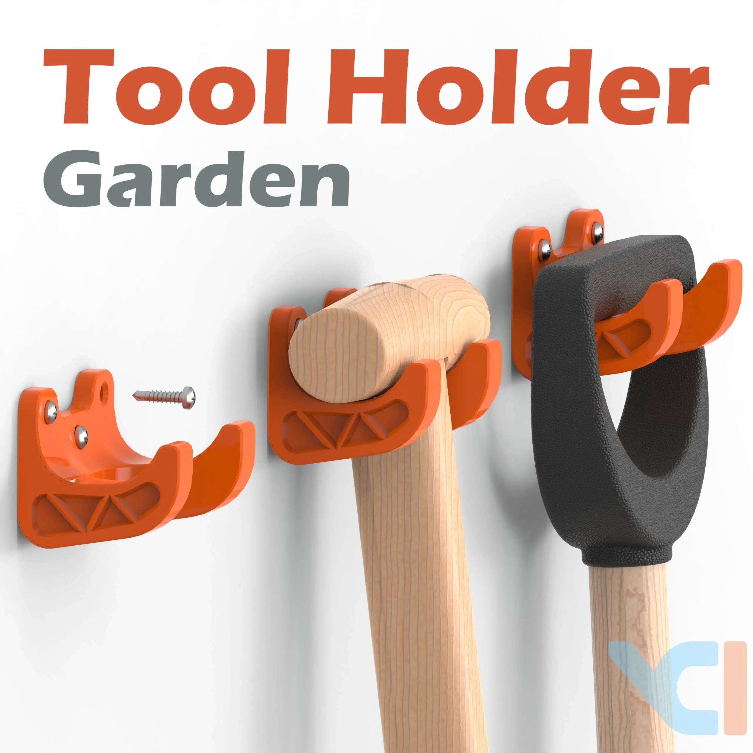 3D Printer Files | 3MF File | Garden Tool Holder - Universal