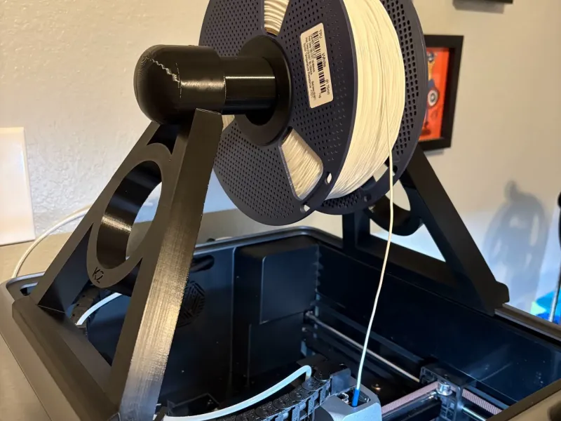 K2 (base) - top of chassis frame for filament spools (TPU)