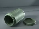 Threaded Screw-Top Container – Ribbed Minimal Storage-6