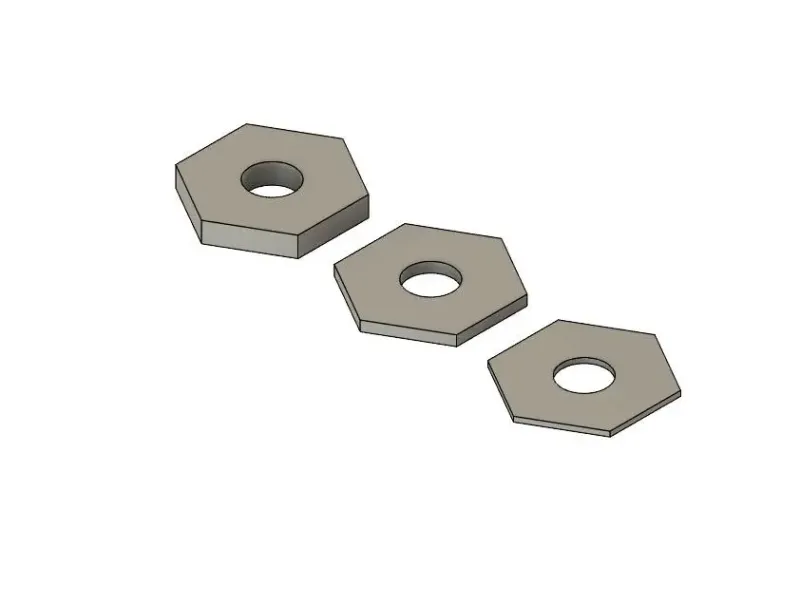 Wheel spacer for 1:10 rc cars