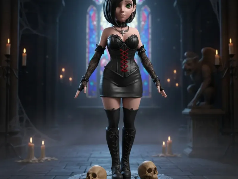 gothic girl ( chica gotica )