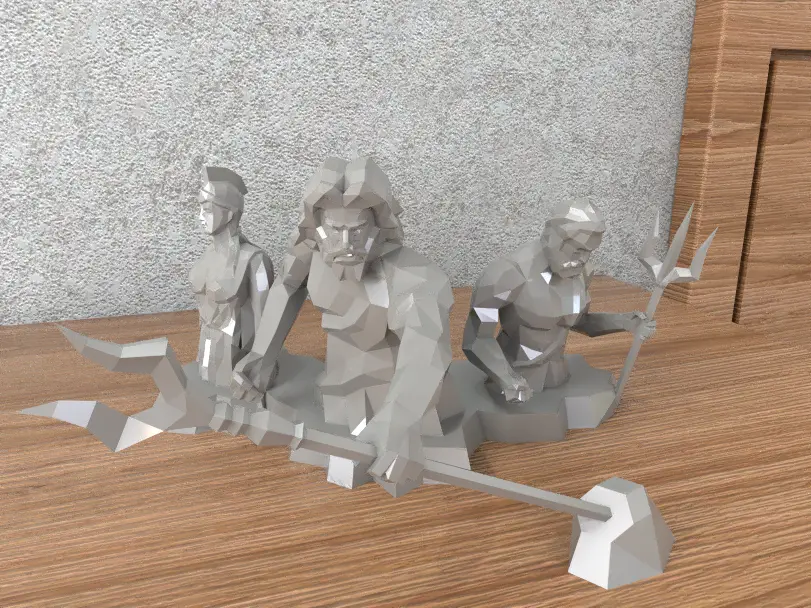 Gods of Olympus Lowpoly