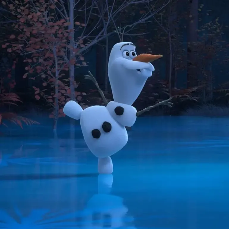 Dancing Olaf from Frozen