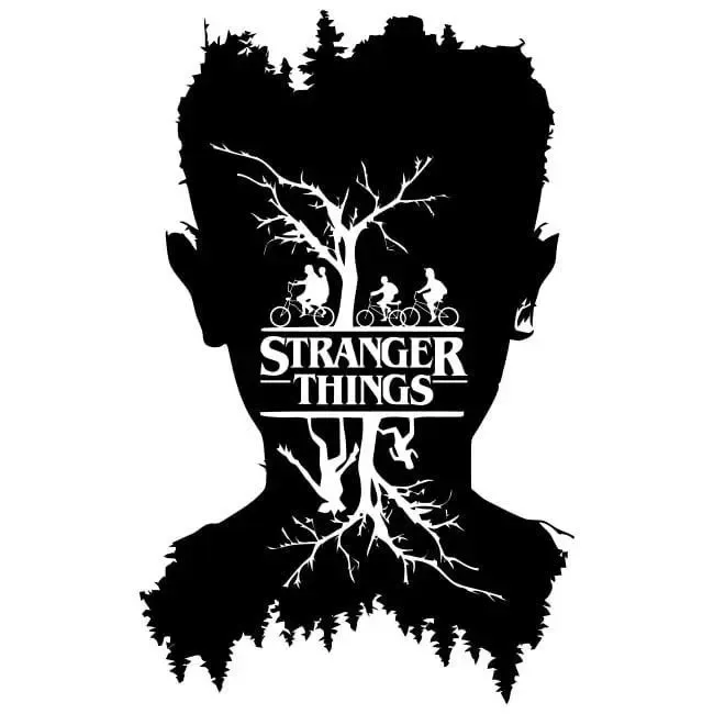 Art mural Stranger Things