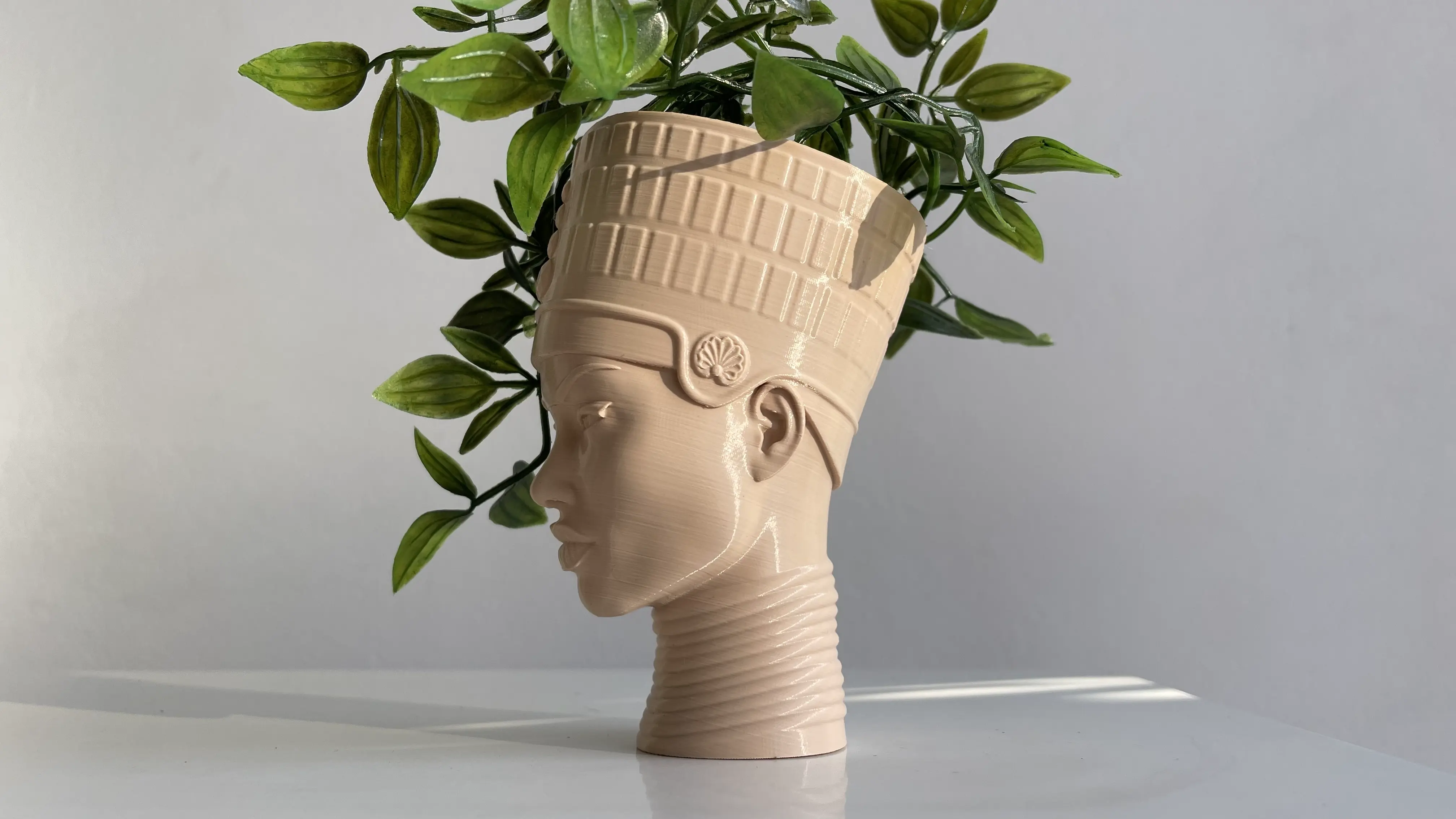 EGYPTIAN FLOWER POT,VASE-NO SUPPORTS-NO RAFTS