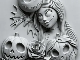 Jack Skellington wall ornament