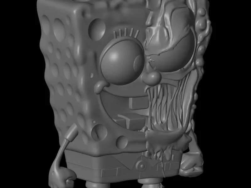 supongebob venom design