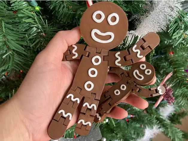 Articulated Gingerbread Man Flexi