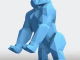 Gorilla Low Poly-8