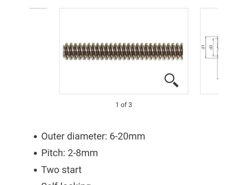 TR10x4P2 400mm من https://igus.eu