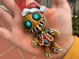 🍪ARTICULATED XMAS GINGERBREAD MAN - CHRISTMAS TREE ORNAMENT-5