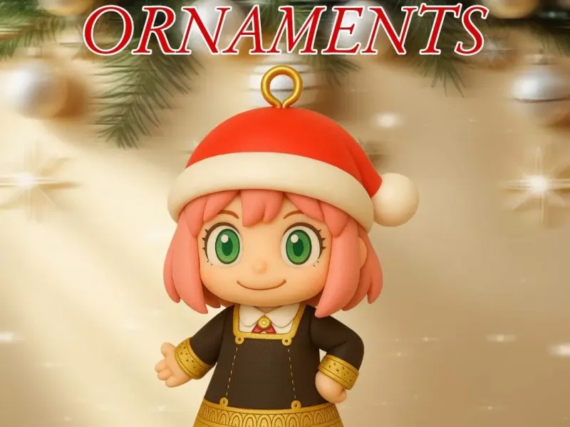 Anya Forger SpyxFamil Christmas Ornament