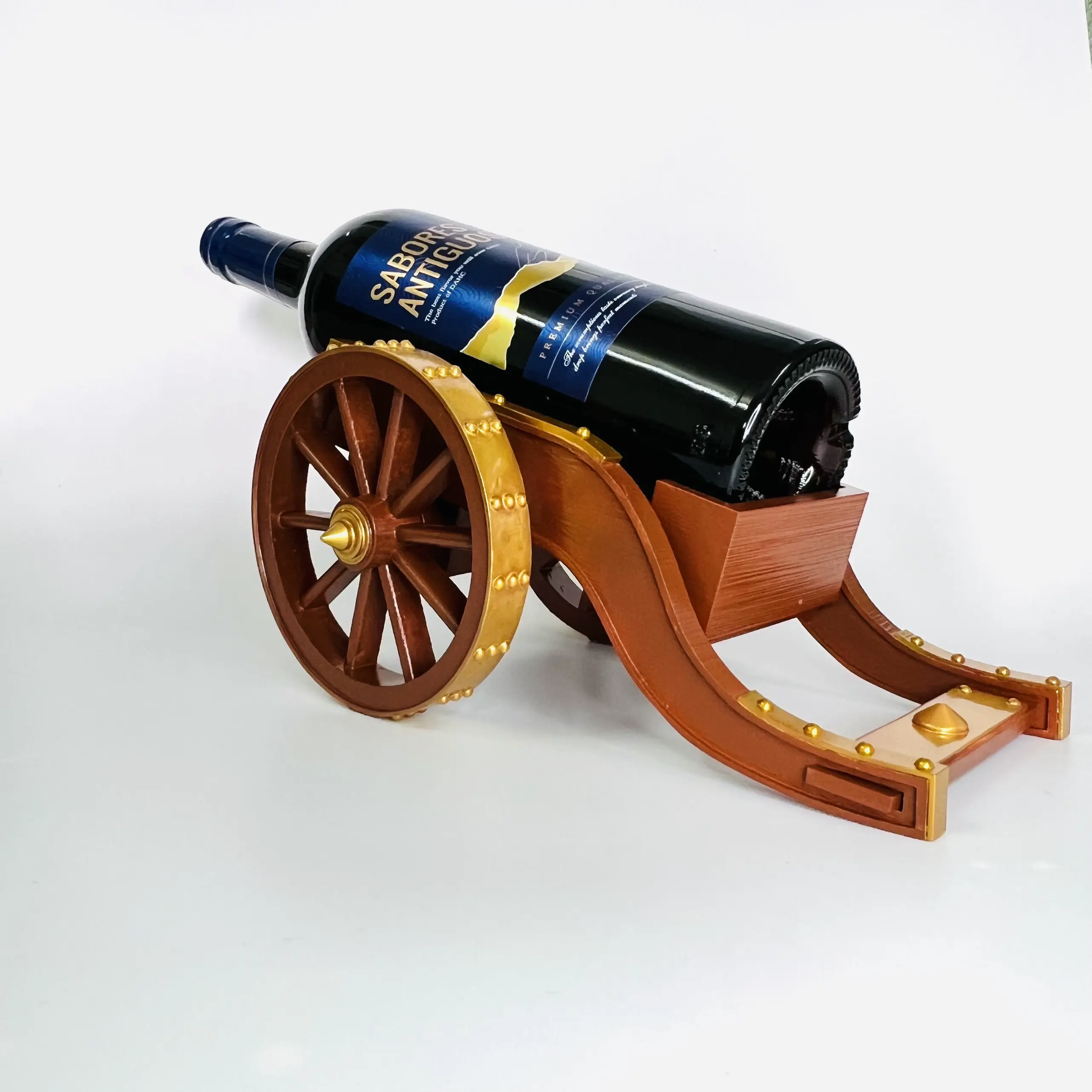 CANNON WINE HOLDER (BOTTLE HOLDER)