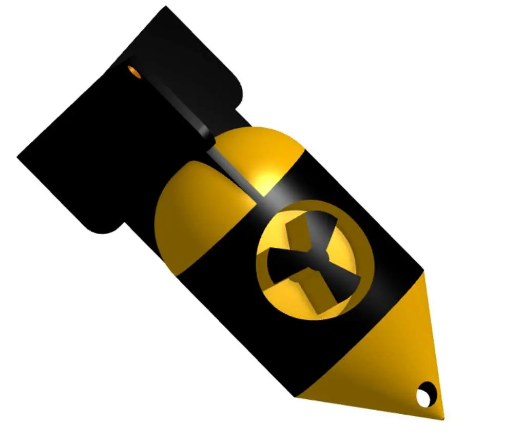 Llavero Bomba Nuclear