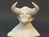 Devil Head Sculpture-3