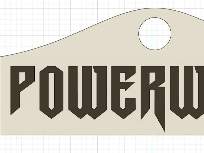 Powerwolf keychain