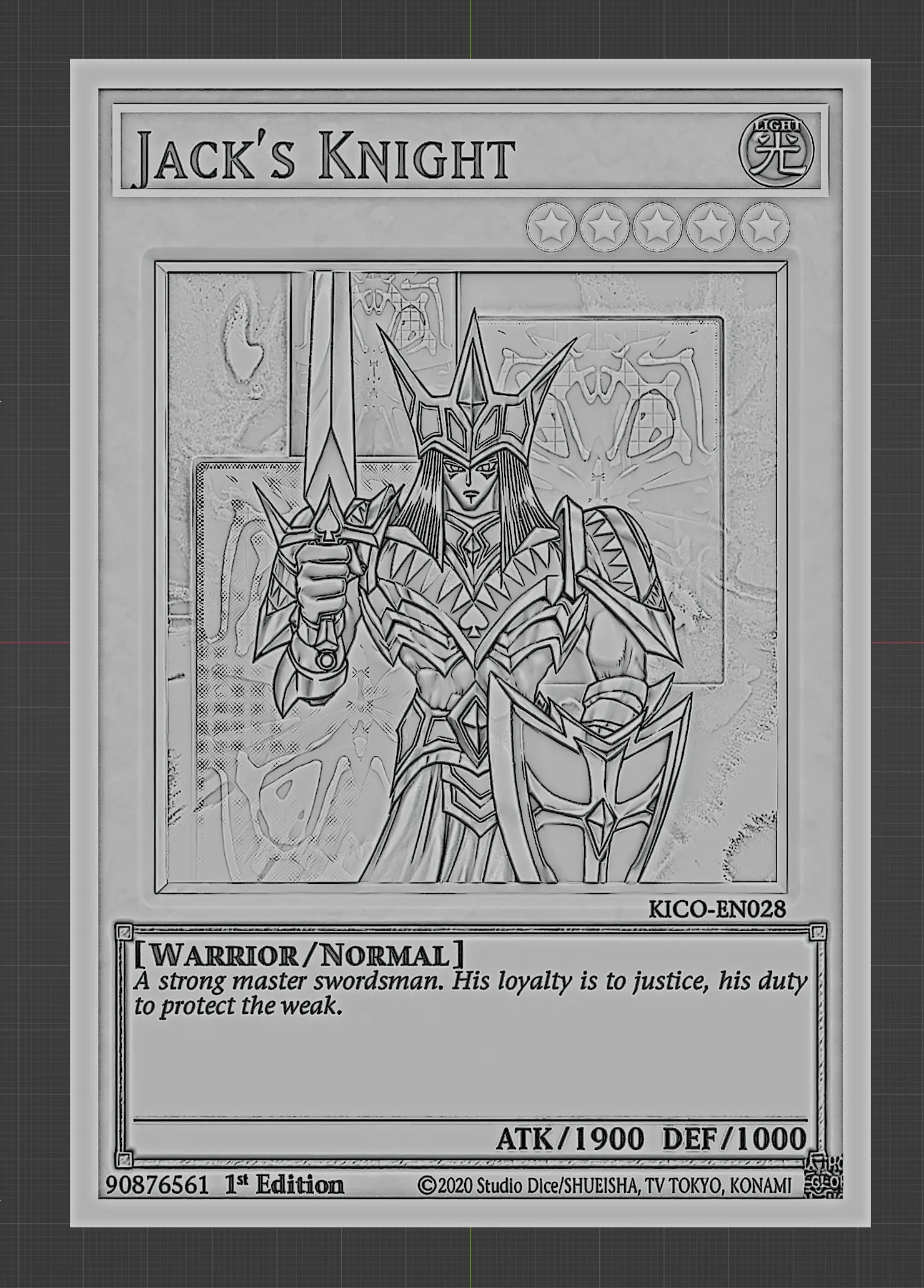 el caballero de jack - yugioh