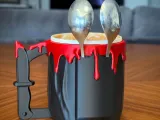 Soporte para Tarrina de Helado de Ghostface-2