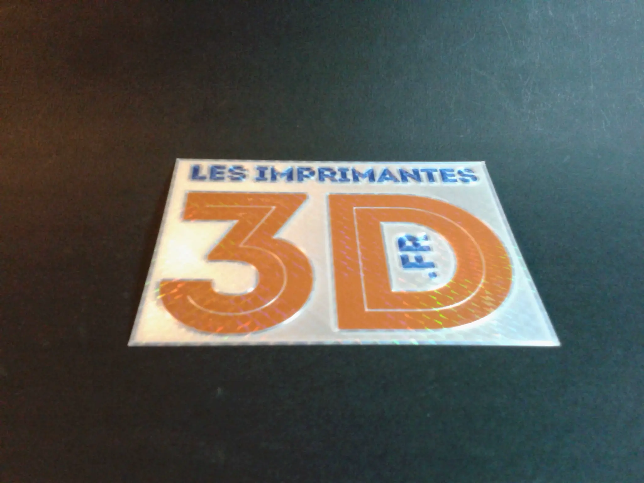logo lesimprimantes3d.fr essai 04 (scindable Multi Couleur)