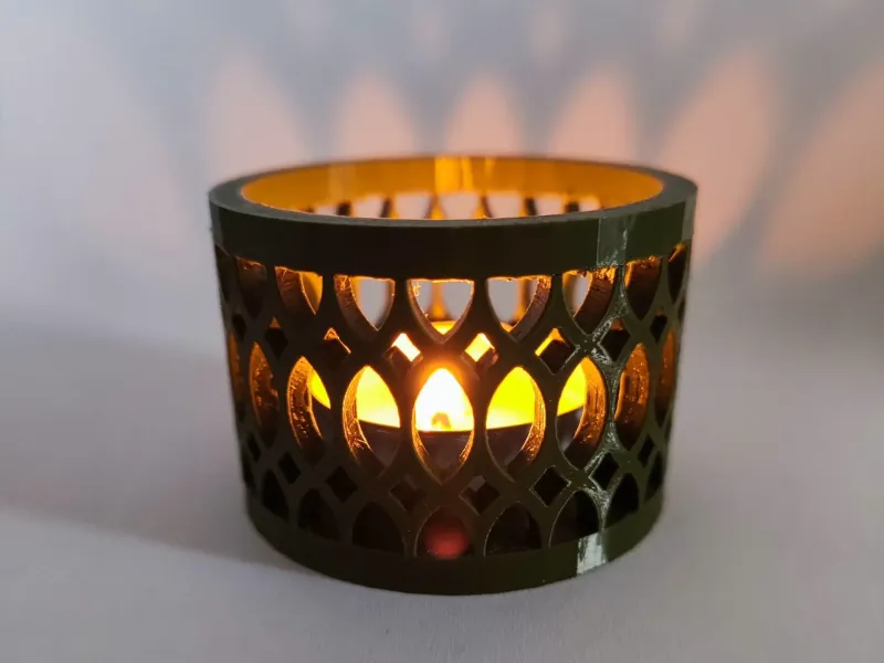 Portacandele a traliccio marocchino per tea light | Decor