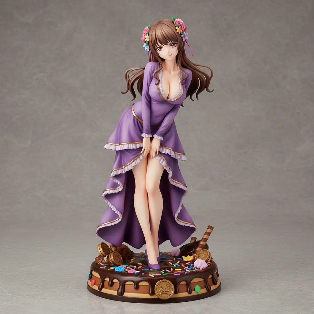 Charlotte Pudding Elegant Dress Collectible Figurine