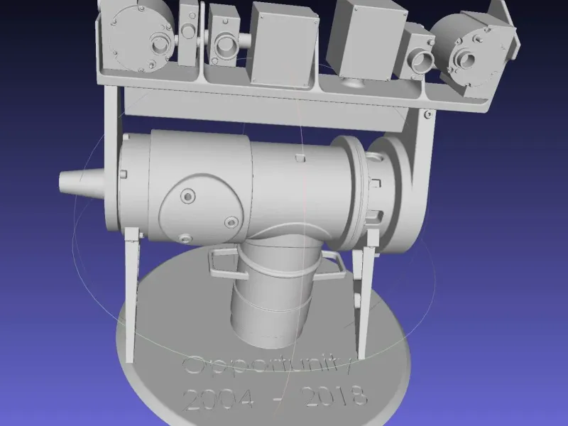 Opportunity Mars Rover Camera Head Bust