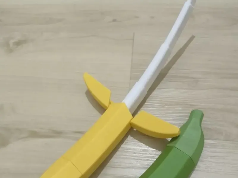 Nanakatana V2 – Easy Assembly Banana Katana (PLA)