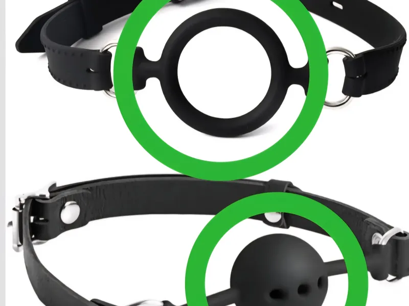 Mouth Gag Ball + Ring