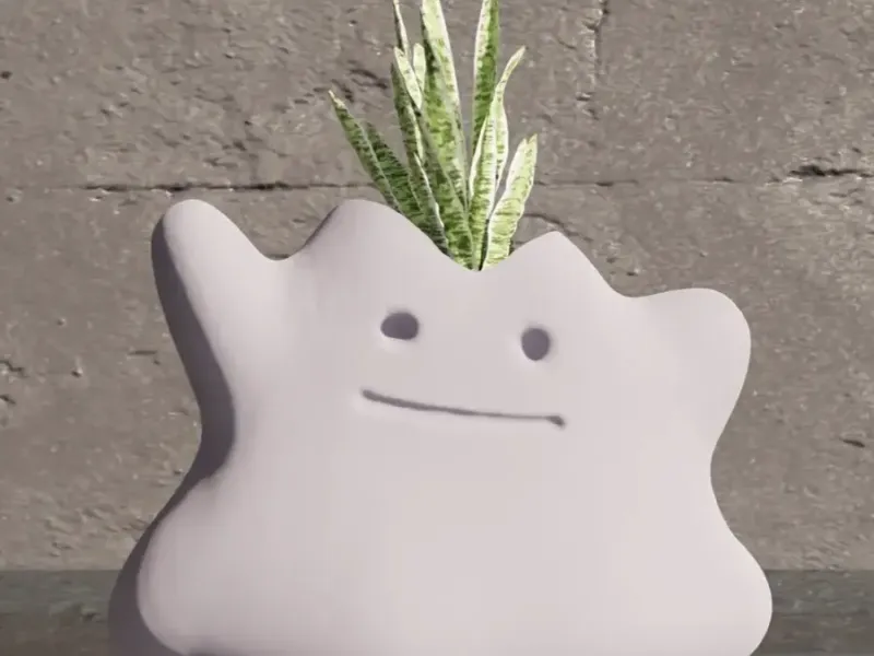 Ditto - Pokemon Pot Plant