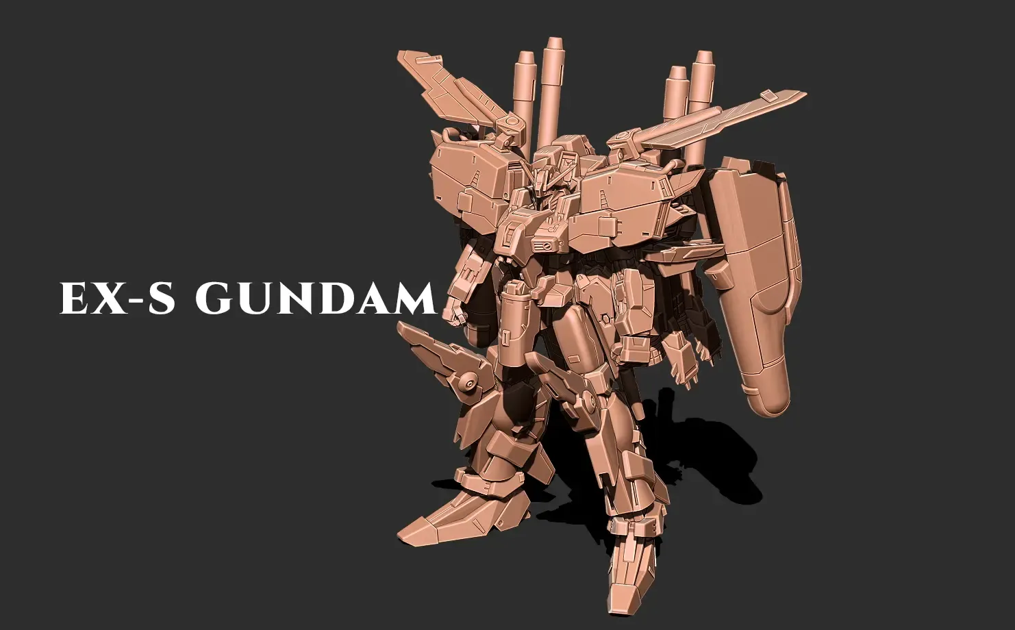 EX - S Gundam 3d print model