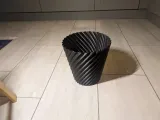 Vaso Lixeira Grande em Espiral-2