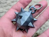 Low Poly Mace Keychain-2