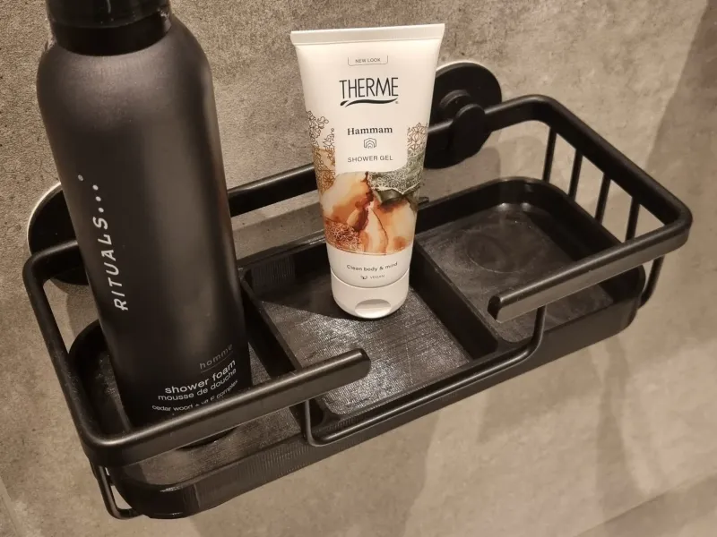 Shower gel tray