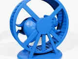 The mouse on the wheel-7