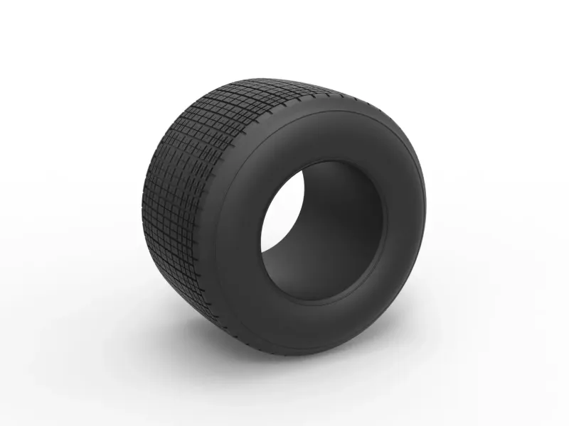 Dirt Sprint racing tire 11 Scale 1:25