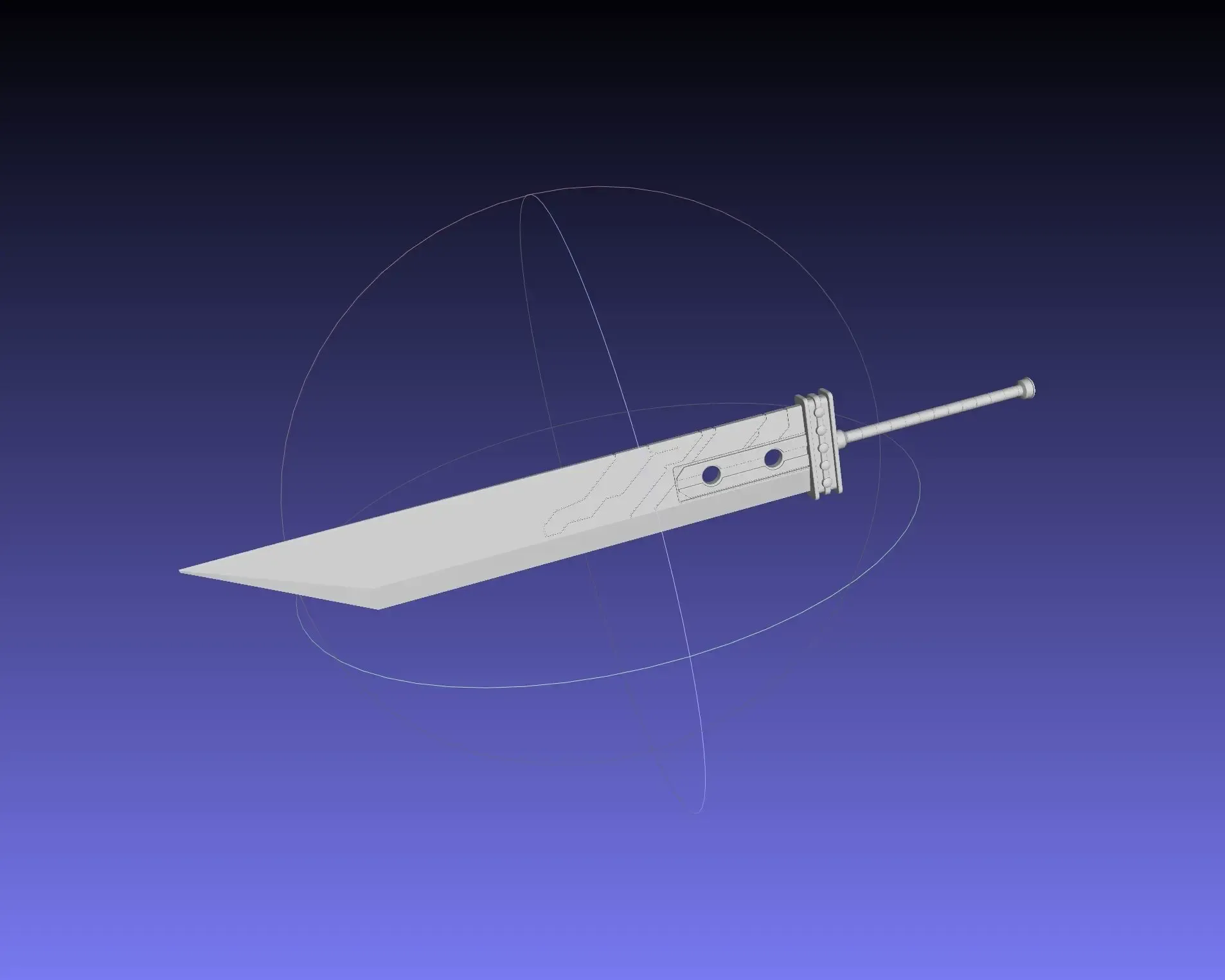 Final Fantasy Buster Sword Printable Replica