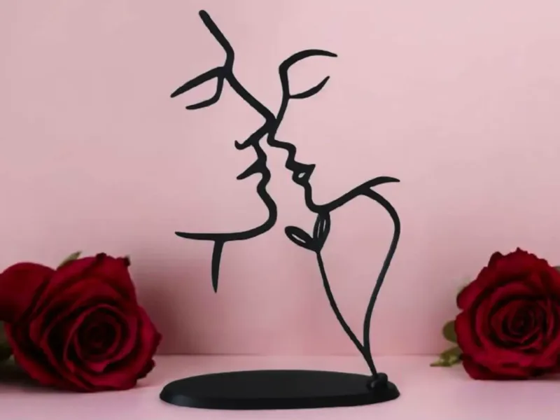 Love 2D Art with stand