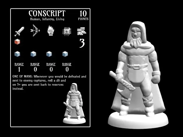 Conscript (18mm scale)