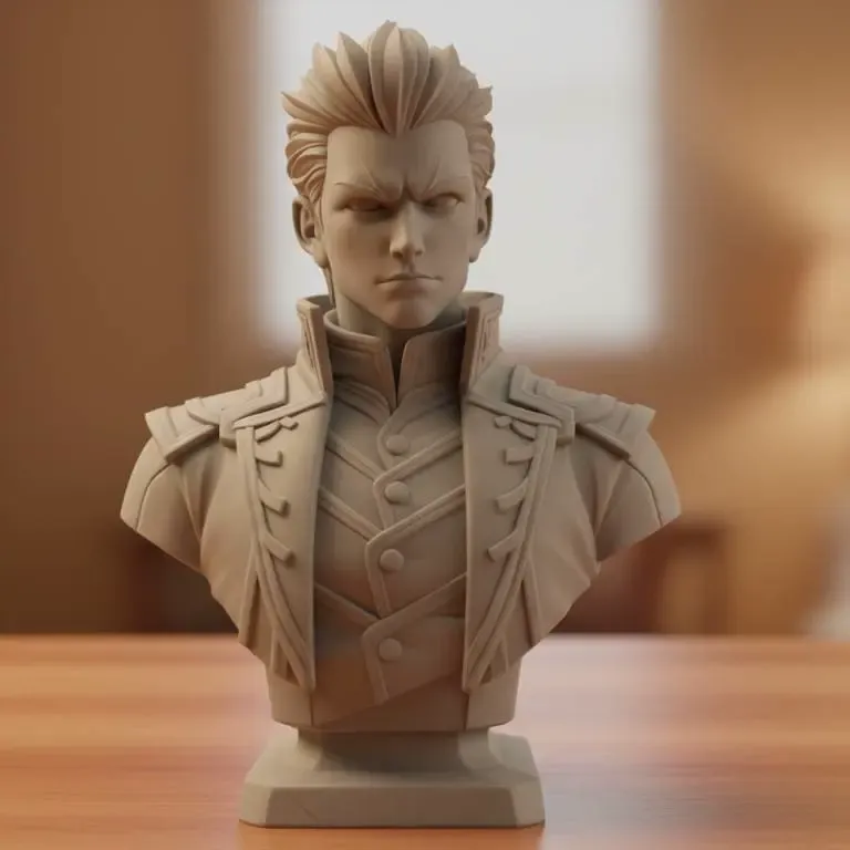 Bust of Lee, character Virgin