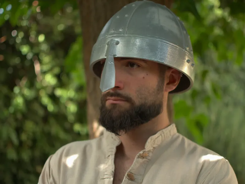 Medieval soldier helmet SPANGENHELM